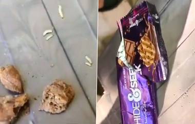 Worms Found in Biscuit Packet: బిస్కెట్ ప్యాకెట్ కొనేముందు ఈ వీడియో చూడండి, ప్యాకెట్ నుంచి పురుగులు ఎలా బయటకు వస్తున్నాయో చూస్తే షాకే మరి