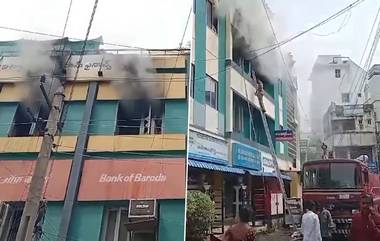 Nellore Fire Video: నెల్లూరులో శ్రీరామ్ చిట్స్ కార్యాలయంలో భారీ అగ్నిప్రమాదం, ఒక్కసారిగా ఎగసిన మంటలు, వీడియో ఇదిగో..