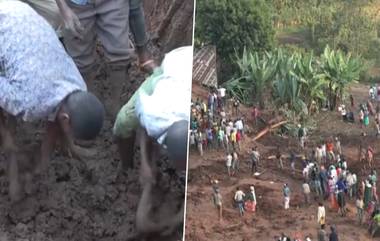 Ethiopia Landslides: కొండచరియలు విరిగిపడి 200 మందికిపైగా సమాధి, మృతదేహాల కోసం బురద గొయ్యిని తవ్వుతున్న స్థానికులు, విషాద సంఘటన