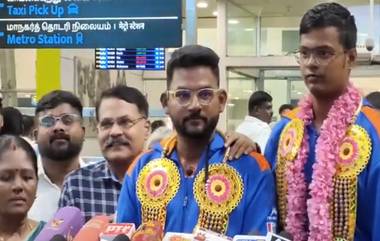 Indian Deaf Cricket Team: ఇంగ్లండ్‌పై టీ 20 సీరిస్ కైవసం చేసుకున్న భారత జాతీయ బధిర క్రికెట్ జట్టు, చెన్నై విమానాశ్రయంలో ఘన స్వాగతం పలికిన అభిమానులు, వీడియో ఇదిగో..