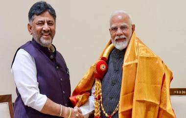 DK Shivakumar Meets PM Modi: ప్ర‌ధాని న‌రేంద్ర మోదీతో క‌ర్ణాట‌క డిప్యూటీ సీఎం డీకే శివ‌కుమార్ భేటీ, ఏయే అంశాల‌పై చ‌ర్చించారంటే?