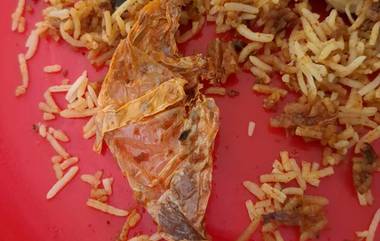 Fried Plastic Cover in Chicken Biryani: చికెన్ బిర్యానీలో బాగా ఫ్రై చేసిన ప్లాస్టిక్‌ కవర్.. ఎక్కడో కాదు మన హైదరాబాద్ లోనే!!