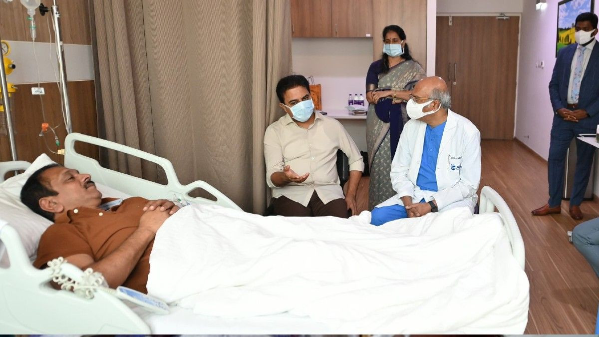 MLA Sudheer Reddy Health Update: ఎల్బీనగర్ ఎమ్మెల్యే సుధీర్ రెడ్డికి తీవ్ర అస్వస్థత, AIG ఆసుపత్రిలో చికిత్స పొందుతున్న ఎమ్మెల్యేని పరామర్శించిన కేటీఆర్