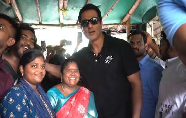 Sonu Sood at Kumari Aunty Food Stall: వీడియో ఇదిగో, కుమారి ఆంటీ ఫుడ్ స్టాల్ వద్ద సందడి చేసిన సోనూ సూద్, ఫ్రీగా పెడతానంటే రోజు వస్తానని చమత్కారం