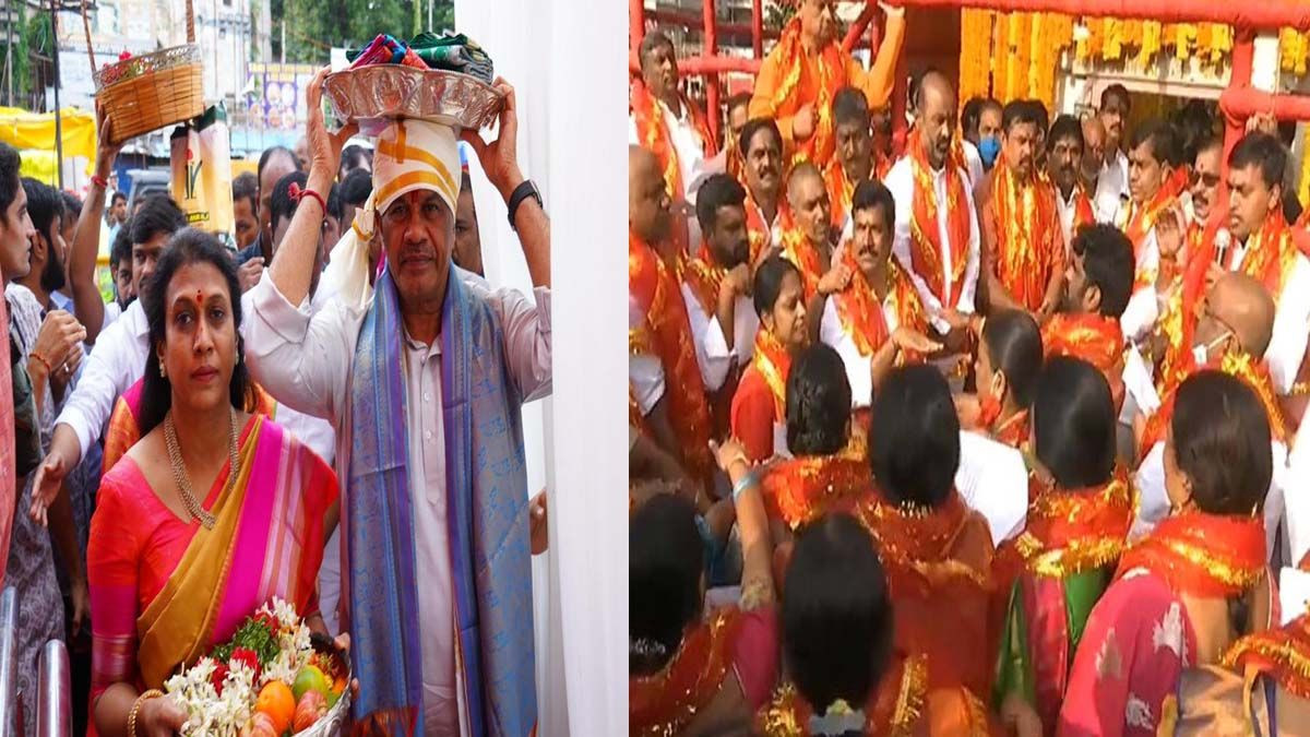 Bhagyalakshmi Temple: భాగ్యలక్ష్మీ అమ్మవారి సాక్షిగా బండి సంజయ్ ఛాలెంజ్‌, అమ్మవారి సన్నిధిలో రాజకీయాలేంటి?, కోమటిరెడ్డి ఫైర్