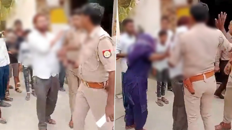 Meerut Shocker: యూపీలో దారుణం, స్కూలుకు వచ్చిన బాలికలను అసభ్యంగా తాకుతూ హెడ్ మాస్టర్ పైశాచికానందం, చితకబాదిన తల్లిదండ్రులు, వీడియో ఇదిగో