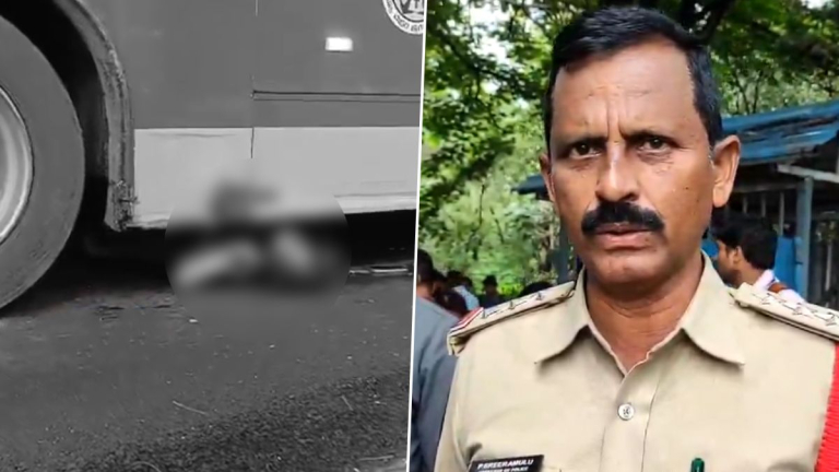 Road Accident in Tirumala: వీడియో ఇదిగో, తిరుమల ఘాట్ రోడ్డులో ఘోర ప్రమాదం, నుజ్జునుజ్జు అయిన ఇద్దరి మృతదేహాలు