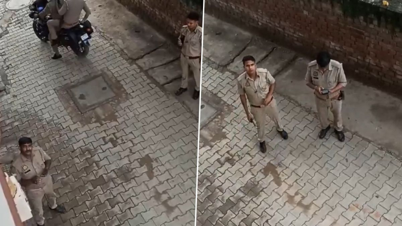 Uttar Pradesh Shocker: వీడియో ఇదిగో, భార్యాభర్తల గొడవను తీర్చడానికి వెళ్లిన పోలీసును అమ్మనాబూతులు తిట్టిన భర్త, అరెస్ట్ చేసిన పోలీసులు