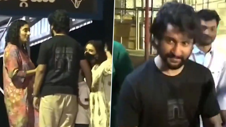 Hero Nani Family at Tirumala: కాలినడకన తిరుమలకు నాని కుటుంబం.. సతీమణితో కలిసి మెట్లమార్గంలో వేంకటేశుడి సన్నిధికి.. వీడియో మీరూ చూడండి..!