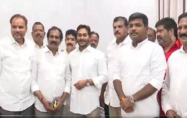 Botsa Meet YS Jagan: వీడియో ఇదిగో, ఎమ్మెల్సీగా ఎన్నికైన బొత్సను అభినందించిన వైఎస్‌ జగన్‌, విశాఖ స్థానిక సంస్థల ఎమ్మెల్సీ ఎన్నికల్లో ఏకగ్రీవంగా ఎన్నికైన వైసీపీ నేత