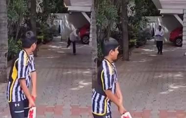 Allu Aravind Plays Cricket With Ayaan: మనవడితో క్రికెట్ ఆడిన అల్లు అరవింద్, వీడియో వైరల్