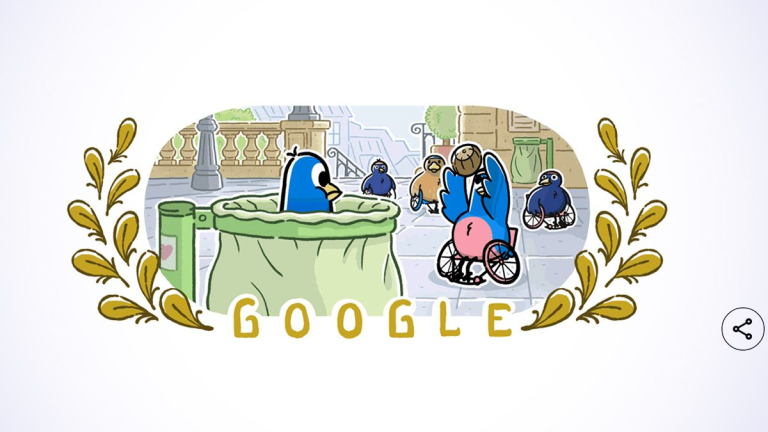 Wheelchair Basketball Paralympics Google Doodle: పారాలింపిక్స్ 2024, వీల్ చైర్ బాస్కెట్‌ బాల్..ప్రత్యేక ఆకర్షణగా గూగుల్ డూడుల్