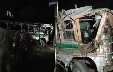 Jammu and Kashmir Road Accident: ఘోర రోడ్డు ప్రమాదంలో ముగ్గురు జవాన్లు మృతి, మరో 9 మందికి గాయాలు, జమ్మూకశ్మీర్‌లో అదుపుతప్పి లోయలో పడిన బస్సు