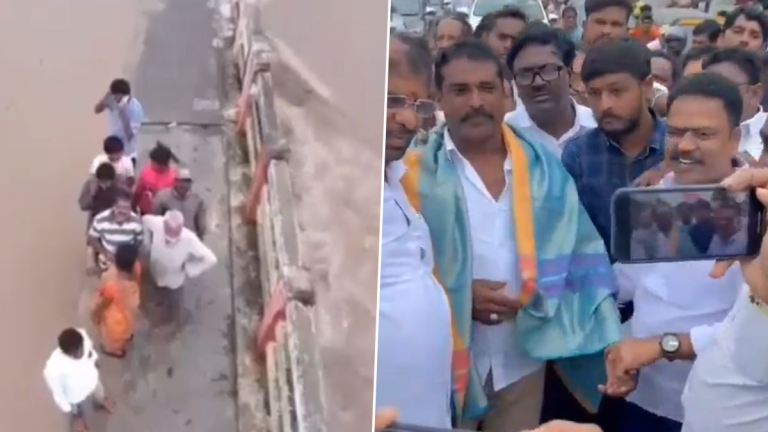 Viral Video: వీడియో ఇదిగో, పోతే నా ఒక్క ప్రాణమే..సాహసం చేస్తే 9 మంది ప్రాణాలు, భారీ వరదల్లో ఖమ్మం జేసీబీ డ్రైవర్‌ చేసిన సాహసంపై ప్రశంసల వర్షం