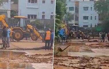 Hydra Demolitions at Madhapur: మాదాపూర్ పోలీస్ స్టేషన్ పరిధిలో హైడ్రా కూల్చివేతలు.. అమీన్ పూర్ కూల్చివేతల్లో  హైడ్రా బిగ్ రికార్డ్.. నాన్ స్టాప్ గా 17 గంటల పాటు కూల్చివేతలు (వీడియోలతో)