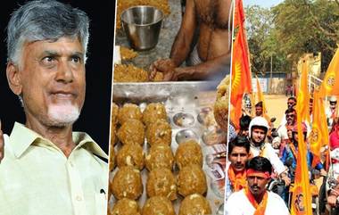 VHP on Tirupati Laddu Dispute: చంద్రబాబు వ్యాఖ్యలపై స్పందించిన విశ్వహిందూ పరిషత్, వ్యాఖ్యలకు కట్టుబడి ఆ ఆరోపణలను నిరూపణ చేయాలని డిమాండ్