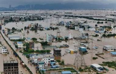 Andhra Pradesh Rains: వీడియోలు ఇవిగో, విజయవాడలో బుడమేరు వాగు ఉగ్రరూపం, ప్రవాహ తీవ్రత దెబ్బకు వెనక్కి ప్రవహిస్తున్న నది, తీవ్ర భయాందోళనలో ప్రజలు