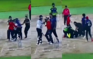 Cricket Fight Video: వీడియో ఇదిగో, వికెట్ తీసిన ఆనందంలో రెచ్చిపోయిన బౌలర్, తట్టుకోలేక బ్యాట్‌తో చితకబాదిన బ్యాటర్