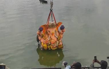 Ganesh Visarjan 2024: గణేశుడి మెడలో రూ.4 లక్షల విలువైన బంగారు గొలుసు వేసి తీయకుండానే నిమజ్జనం, ఇంటికి వచ్చాక గుర్తుకు రావడంతో లబోదిబోమంటూ చెరువుకు, తర్వాత ఏమైందంటే..