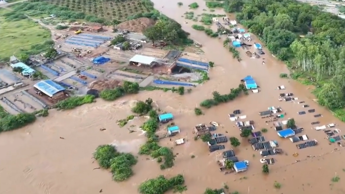 Anantapur Rains: భారీ వర్షాలకు ఉప్పొంగిన పండమేరు వాగు, జల దిగ్భంధంలో అనంతపురం, హైదరాబాద్ - బెంగళూరుకు రాకపోకలు బంద్, వీడియోలు ఇవిగో..