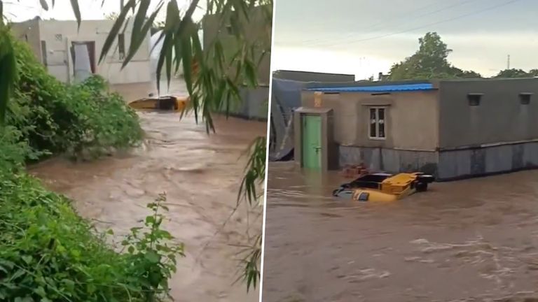 Anantapur Rains: వీడియోలు ఇవిగో, అనంతపురంలో ఇళ్లపైకి ఎక్కి సాయం కోసం ఎదురు చూస్తున్న ప్రజలు, ఉగ్రరూపం చూపిస్తోన్న పండమేరు వాగు