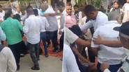 Teachers and Students Exchange Blows: కాలేజీలో చితక్కొట్టుకున్న టీచర్లు, విద్యార్థులు, కారణం ఏంటంటే..