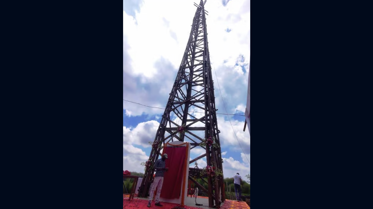 World’s Tallest Bamboo Tower: ఈఫిల్‌ టవర్‌ స్ఫూర్తితో ప్రపంచంలోనే ఎత్తయిన వెదురు టవర్‌.. ఛత్తీస్‌ గఢ్‌ లో నిర్మాణం
