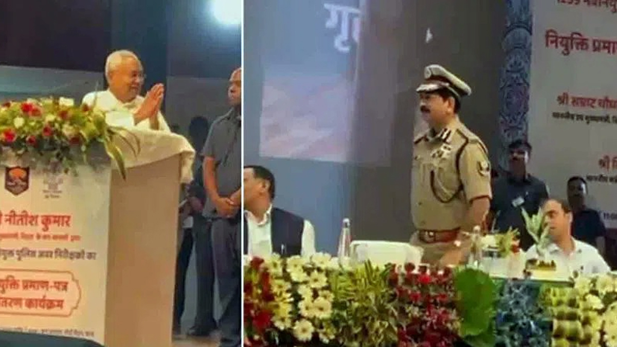 Bihar: పోలీస్‌ నియామకాలు త్వరగా చేపట్టండి, డీజేపీకి చేతులు జోడించి అభ్యర్థించిన సీఎం నితీష్ కుమార్, వీడియో ఇదిగో..