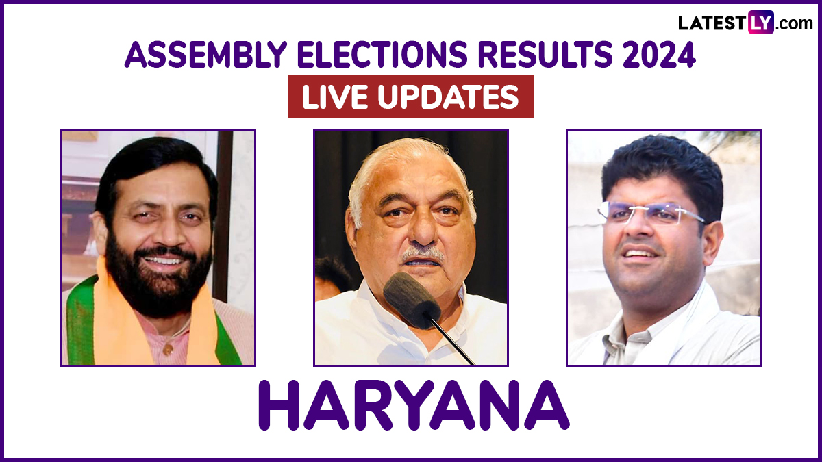 Haryana Election Result 2024: హర్యానా ఎన్నికల ఫలితాలు, అనూహ్యంగా లీడింగ్‌లోకి దూసుకొచ్చిన బీజేపీ, నియోజకవర్గాల వారీగా ఆధిక్యం/వినర్స్ వివరాలు ఇవిగో..