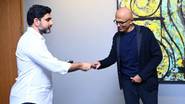 Nara Lokesh Meets Satya Nadella: అమరావతిని ఏఐ రాజధానిగా చేయడమే మా లక్ష్యం, సత్య నాదెళ్లతో భేటి అయిన నారా లోకేష్, ఏపీలో పెట్టుబడులపై చర్చలు