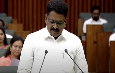 AP Assembly Budget Sessions 2024: ప్రారంభమైన ఏపీ అసెంబ్లీ బడ్జెట్ సమావేశాలు, రూ. 2,94,427.25 కోట్ల వార్షిక బడ్జెట్‌ను సభలో ప్రవేశపెట్టిన మంత్రి పయ్యావుల కేశవ్, శాఖల వారీగా కేటాయింపులు ఇవీ..