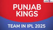 Punjab Kings Team in IPL 2025: IPL 2025లో పంజాబ్ కింగ్స్ జట్టు ఇదిగో, ఇండియన్ ప్రీమియర్ లీగ్ మెగా వేలంలో కొనుగోలు చేసిన ఆటగాళ్ల వివరాలు కూడా..