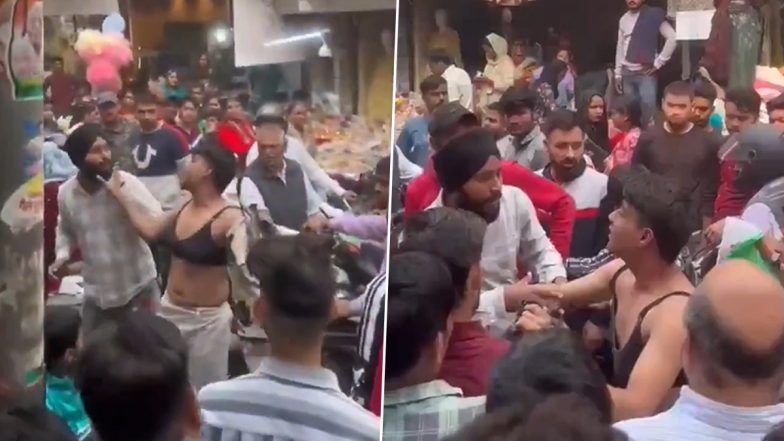 Haryana: ఇన్‌స్టాగ్రామ్ రీల్ కోసం బ్రా ధరించి మగవారిది పట్టుకుంటూ యువకుడు హల్ చల్, పట్టుకుని చితకబాదిన షాపు యజమానులు, వీడియో ఇదిగో..