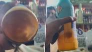 Frog In Beer Bottle: బీరు సీసాలో కప్ప..మందుబాబులు తస్మాత్ జాగ్రత్త, బీరులో ప్రత్యక్షమైన కప్ప..వీడియో ఇదిగో