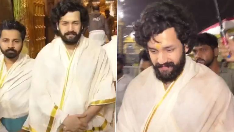 Hero Akhil At Tirumala: తిరుమల శ్రీవారిని దర్శించుకున్న హీరో అఖిల్.. అభిషేక సేవలో పలువురు ప్రముఖులు (వీడియో)