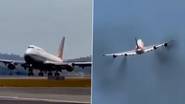 Air India Retires Boeing 747: వీడియో ఇదిగో, చరిత్ర పుటల్లోకి బోయింగ్ 747 విమానాలు, ముంబై నుంచి వెళ్లే ముందు వింగ్ వేవ్ విన్యాసాన్ని ప్రదర్శించిన ఆఖరి విమానం