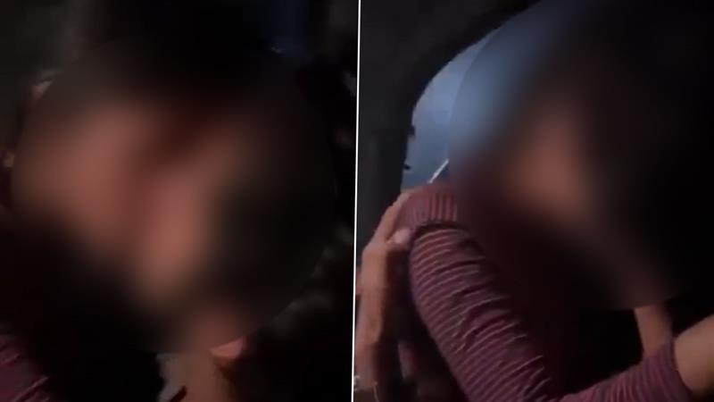 Viral Video: షాకింగ్ వీడియో ఇదిగో, కారు డ్రైవింగ్ చేస్తూ లిప్ టూ లిప్ ముద్దుల్లో మునిగిపోయిన జంట, తర్వాత ఏమైందంటే..