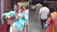 Cop Saves Woman: వీడియో ఇదిగో, విజయవాడ దుర్గమ్మ దర్శనం క్యూలో కళ్లు తిరిగి పడిపోయిన వృద్ధురాలిని కాపాడిన కానిస్టేబుల్