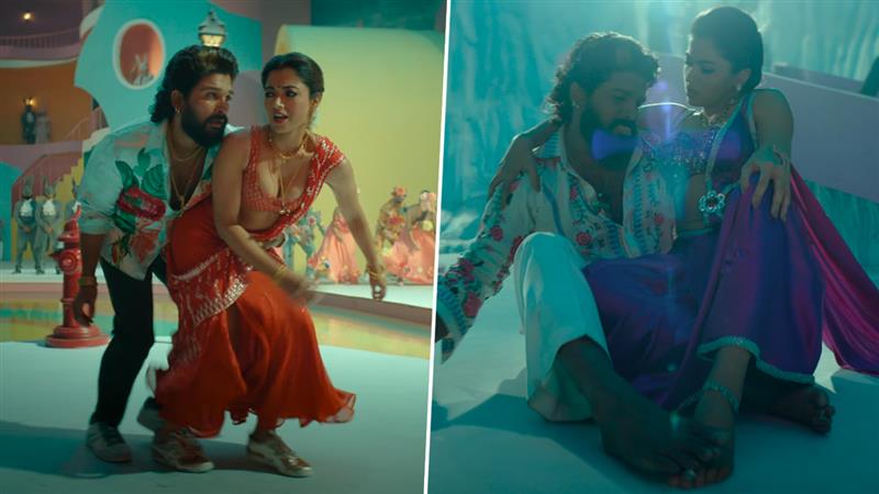 Peelings Lyrical Song From Pushpa 2: పుష్ప‌-2 నుంచి మ‌రో మాస్ బీట్ వ‌చ్చేసింది, డ్యాన్స్ ఇర‌గ‌దీసిన‌ అల్లు అర్జున్, రష్మిక