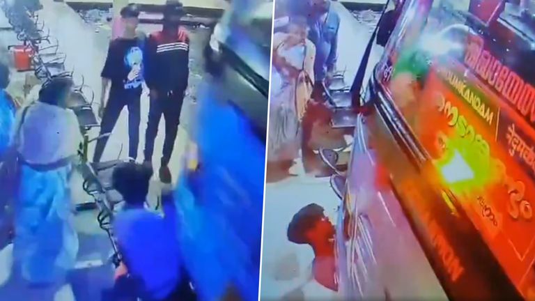 Horrific Video: భూమి మీద నూకలు మిగిలి ఉండటం అంటే ఇదేనేమో!! బస్సు మీదకు ఉరికివచ్చినా బతికి బట్టకట్టిన యువకుడు.. వైరల్ వీడియో ఇదిగో..!