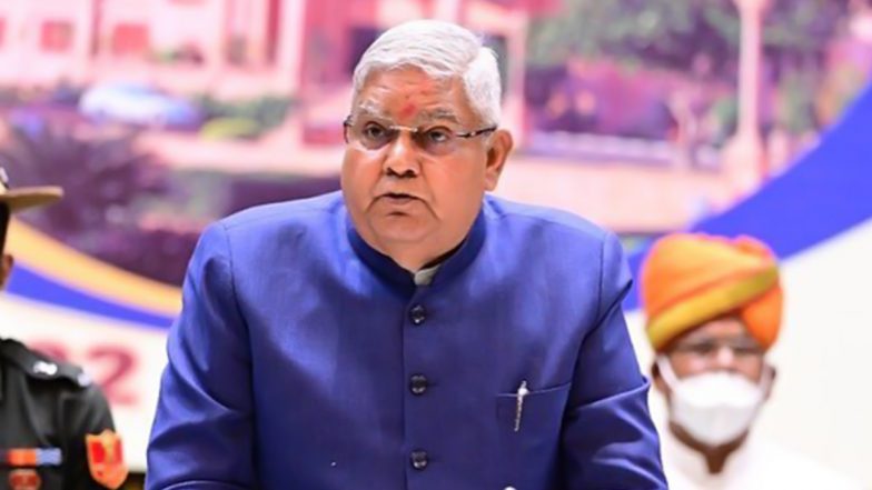 No-Confidence Motion Against Jagdeep Dhankhar: రాజ్యసభ చైర్మన్ ధన్‌ఖడ్‌పై ప్రతిపక్షాలు అవిశ్వాస తీర్మానం, పక్షపాతంగా వ్యవహరిస్తున్నారంటూ మండిపాటు