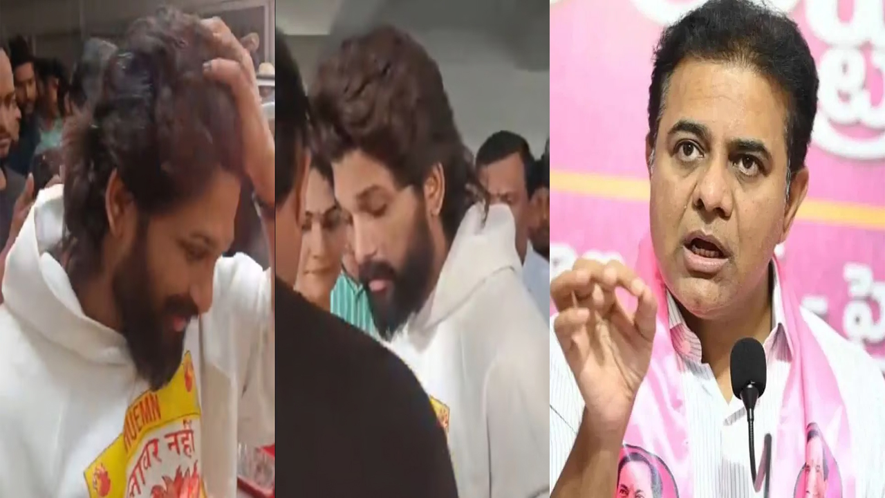 KTR On Allu Arjun Arrest: అల్లు అర్జున్‌ అరెస్ట్‌ని ఖండించిన కేటీఆర్...సీఎం రేవంత్‌ రెడ్డిని అరెస్ట్ చేయాలని డిమాండ్, జాతీయ పురస్కారం అందుకున్న స్టార్‌ను అరెస్ట్ చేయడం దారుణమన్న బీఆర్ఎస్ వర్కింగ్ ప్రెసిడెంట్