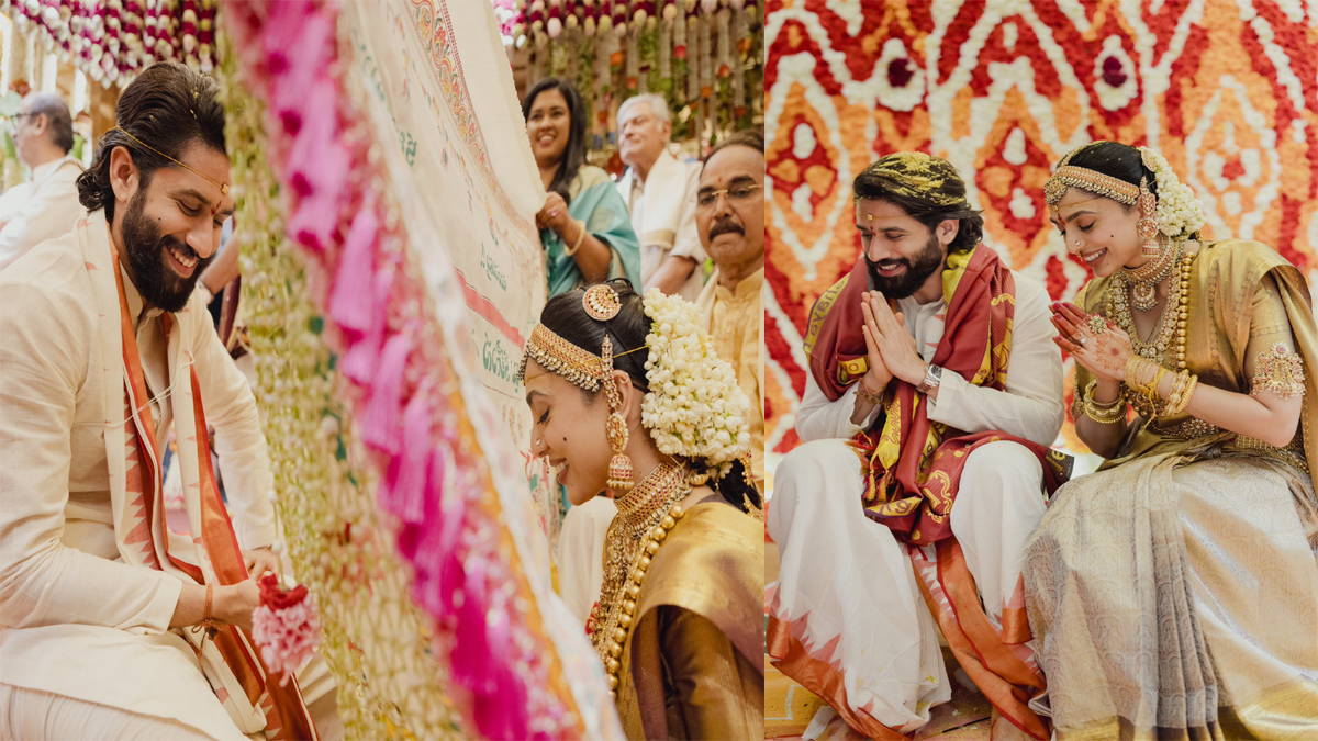 Naga Chaitanya – Shobitha Wedding Video: వీడియో ఇదిగో..శోభిత మెడలో తాళి కట్టిన నాగ చైతన్య...ఈలల వేస్తూ హంగామా చేసిన అఖిల్...కుటుంబ సభ్యుల ఆనందం చూడండి