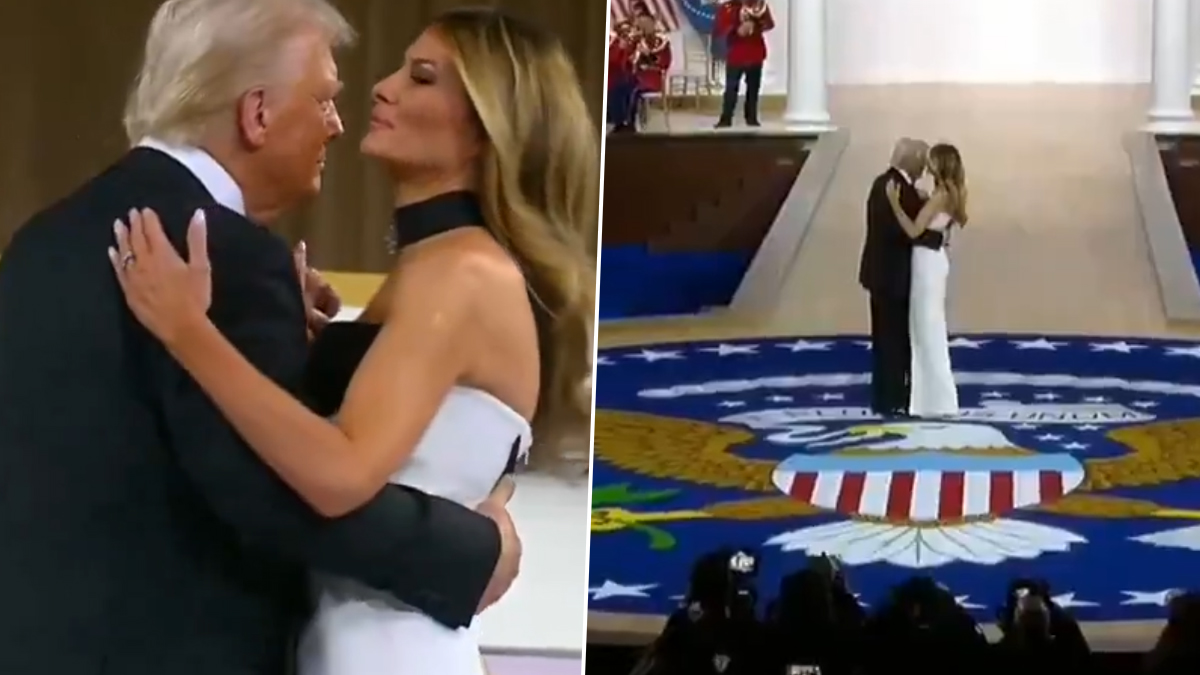 Donald Trump & Melania Dance Video: వీడియోలు ఇవిగో, భార్యతో కలిసి కత్తి పట్టుకుని డ్యాన్స్ వేసిన డొనాల్డ్ ట్రంప్, అమెరికా అధ్యక్షుడుగా బాధ్యతల స్వీకరణ