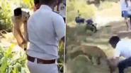 Man Grabs Leopard’s Tail: డియర్ ఆనంద్.. నీ ధైర్యానికి హ్యాట్సాఫ్‌... చిరుత‌కే చుక్క‌లు చూపించిన తెగువ ఎంతోమందిని కాపాడింది బాస్... వైర‌ల్ వీడియో!