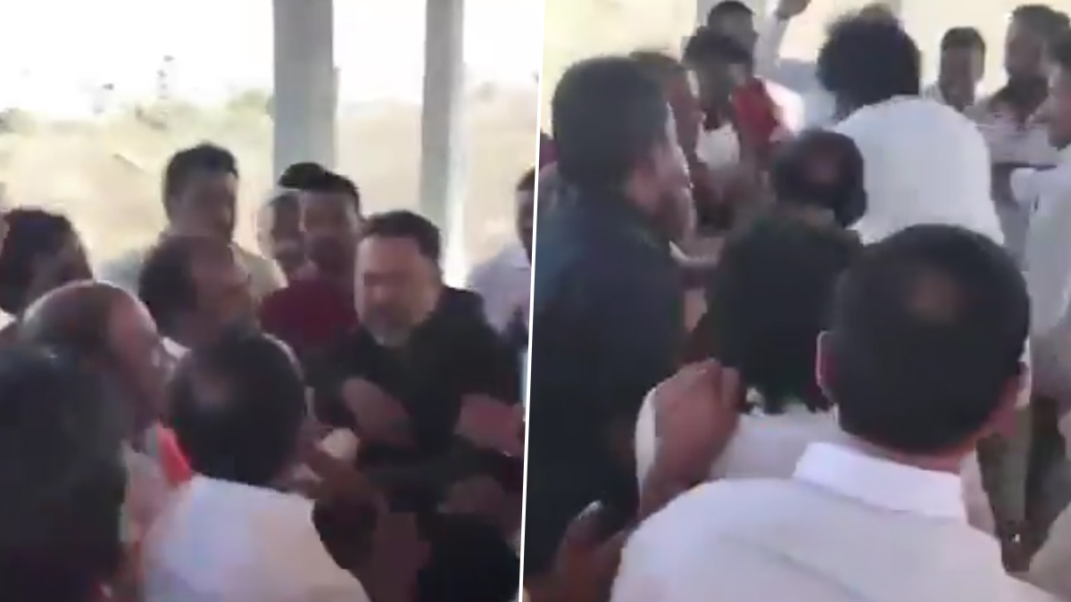 Eatala Rajendar Attack Video: వీడియో ఇదిగో, రియల్ ఎస్టేట్ బ్రోకర్‌ చెంప చెల్లుమనిపించిన బీజేపీ ఎంపీ ఈటల రాజేందర్, ఎందుకంటే..