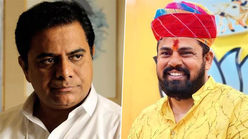 MLA Raja Singh On KTR: చలి తీవ్రత కంటే కర్మ తీవ్రత ఎక్కువ, నన్ను అక్రమంగా జైలులో పెట్టారు..ఇప్పుడు అదే గతి కేటీఆర్‌కు పడుతోంది..బీజేపీ ఎమ్మెల్యే రాజాసింగ్ సెటైర్