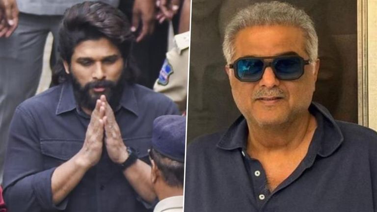 Boney Kapoor Supports Allu Arjun: సంధ్య థియేటర్‌ ఘటనలో అల్లు అర్జున్‌కు మద్దతుగా బాలీవుడ్ నిర్మాత బోనీ కపూర్, అనుకోకుండా జరిగిన సంఘటనకు బన్నీని బాధ్యుడు చేయడం సరికాదన్న బోనీ