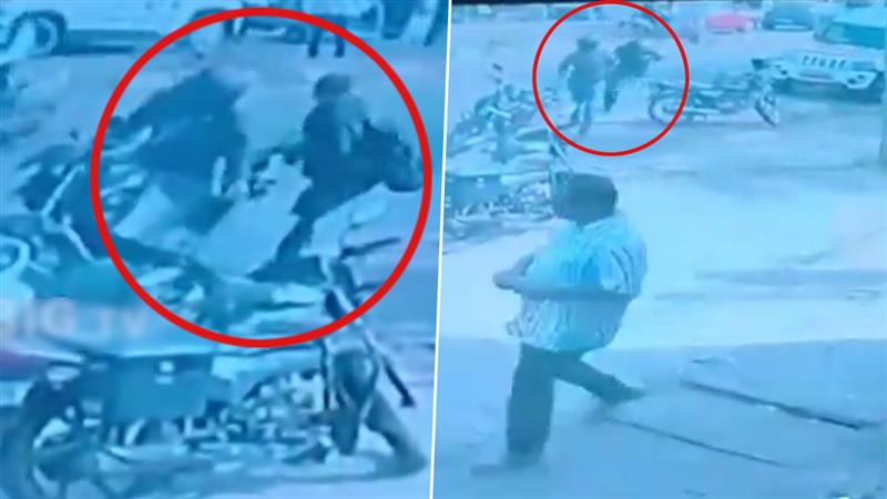 Viral Video: కాల్పులు జరిపి కోటి రూపాయలు ఎత్తుకెళ్లారు.. బీదర్‌లో దోపిడీ దొంగల బీభత్సం, నగదు పెట్టేతో పరారైన దొంగలు..వీడియో