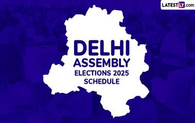 Delhi Assembly Election 2025 Date: ఫిబ్రవరి 5న ఢిల్లీ అసెంబ్లీ ఎన్నికల పోలింగ్, మొత్తం 70 అసెంబ్లీ స్థానాలకు ఒకే విడతలో ఎన్నికలు, షెడ్యూల్ విడుదల చేసిన ఈసీ